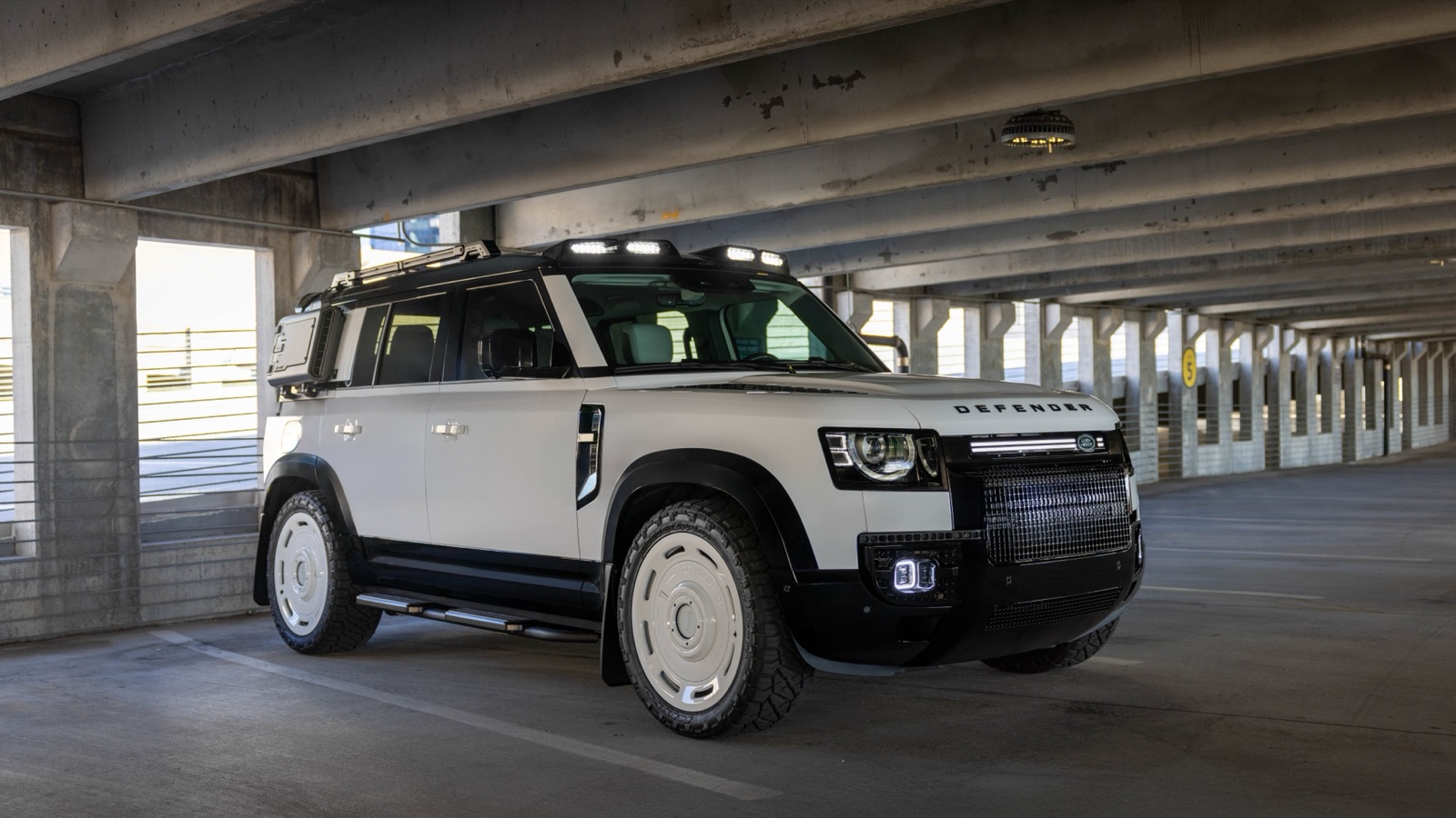 Artemis K2 Defender in a parking structure