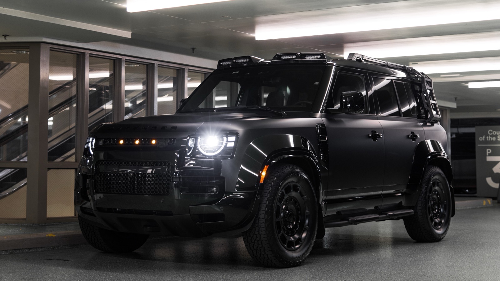 Artemis OCTA Defender in a parking structure